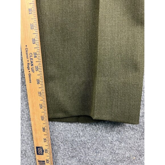 Vintage USMC Marines Uniform Pants Men's W29 x L29 Green Pleated Military - Picture 5 of 8